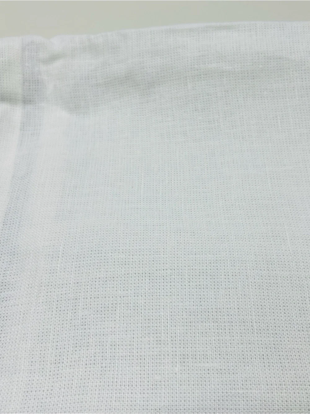 NWT QUINCE Set 2 48x84 Heavyweight European Linen Blackout Curtains White 9186